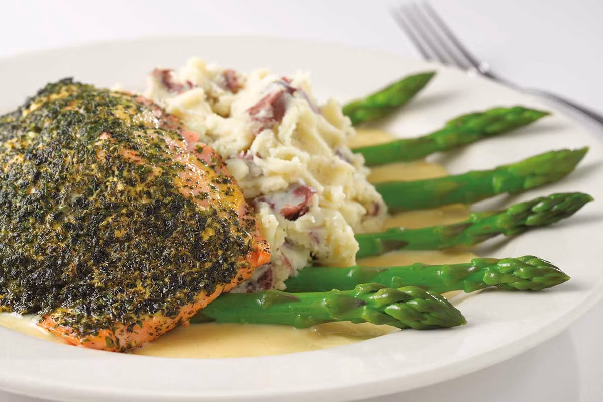 Herb Crusted Filet of Salmon - The Cheesecake Factory Menu Prices 2026